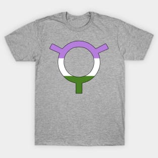 Genderqueer (Toki Pona, Genderqueer Pride Colors) T-Shirt